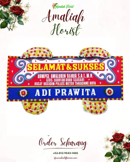 Papan Bunga Ucapan Selamat Dalisodo
